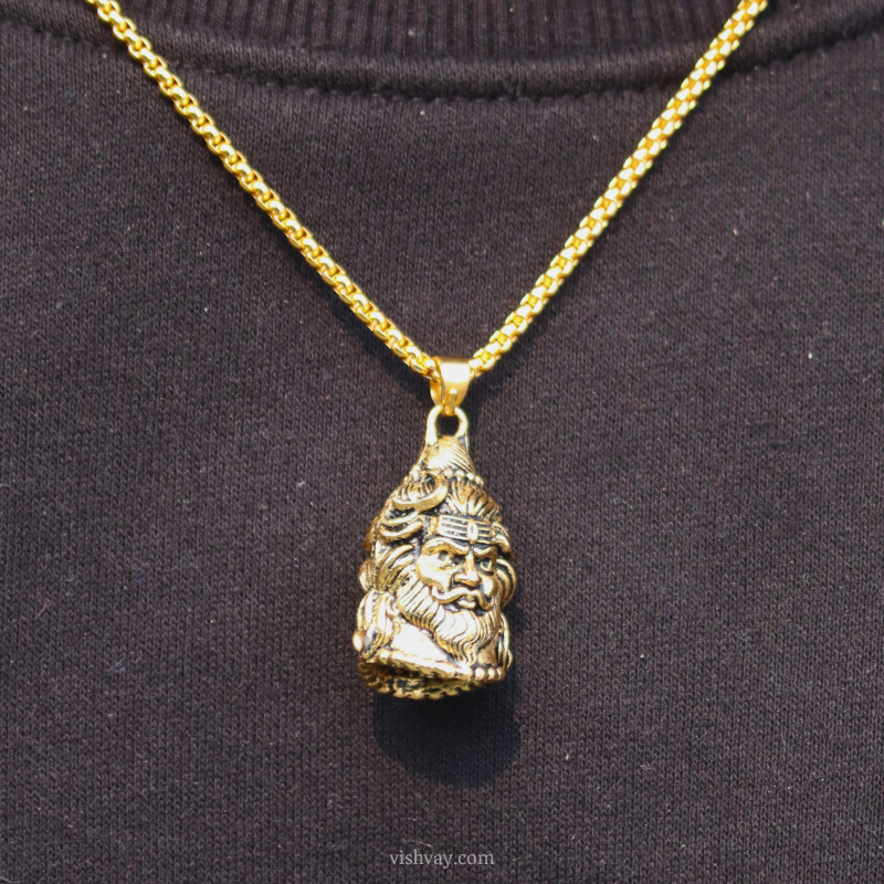 Reversible Shiv-Hanuman Pendant Set
