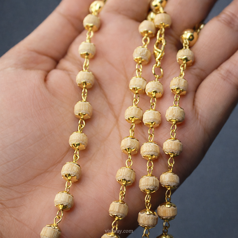 Tulsi Necklace with Gold Finish